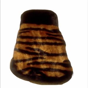 Dog pet animal faux tiger fur coat jacket winter